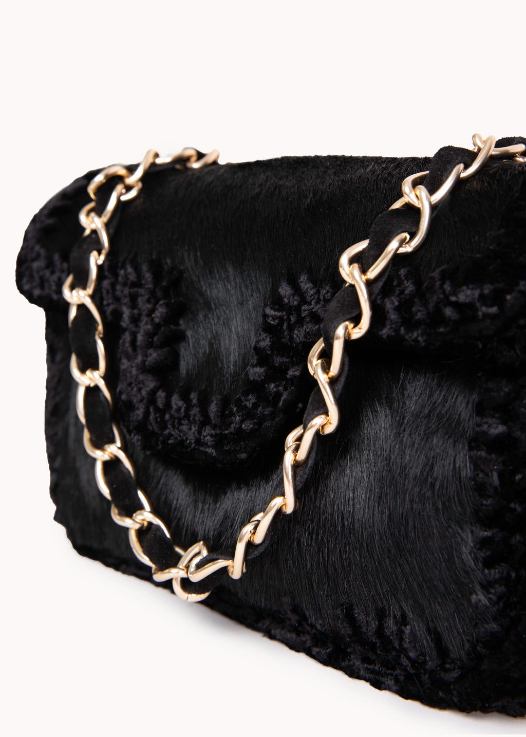 ROOM 823  - BLACK INK PONY BAG