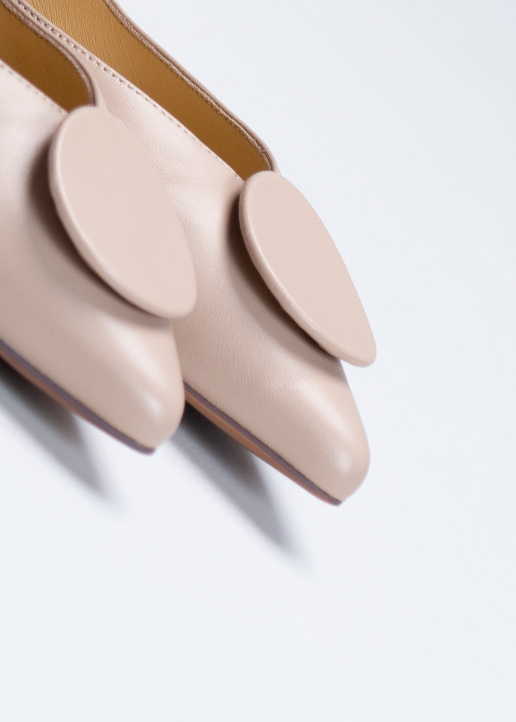 PORTLAND - NUDE FLATS IN NAPPA LEATHER