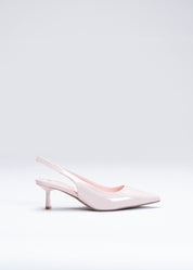 PAULA - ANTIQUE ROSE PATENT LEATHER SLINGBACK