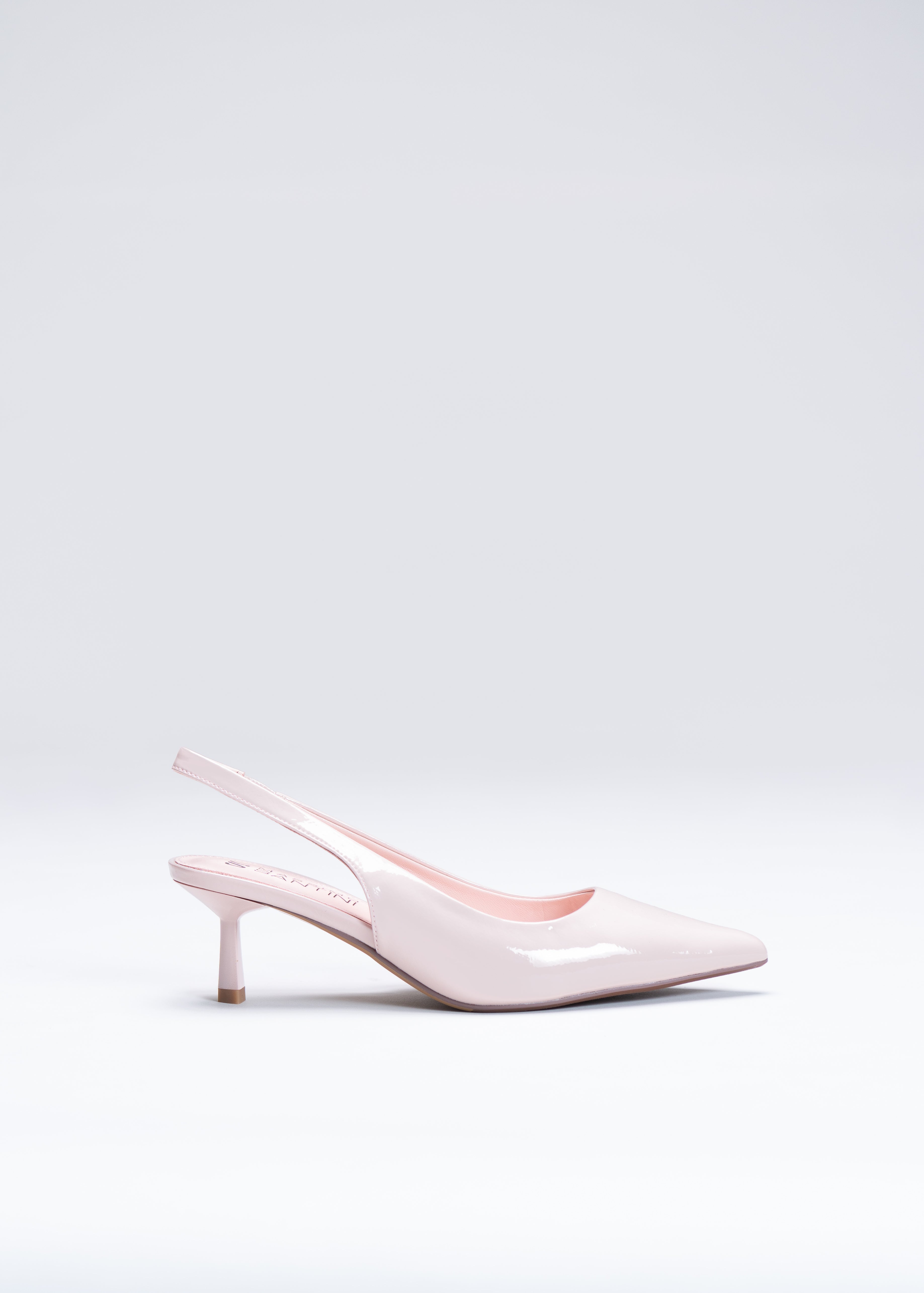 PAULA - ANTIQUE ROSE PATENT LEATHER SLINGBACK