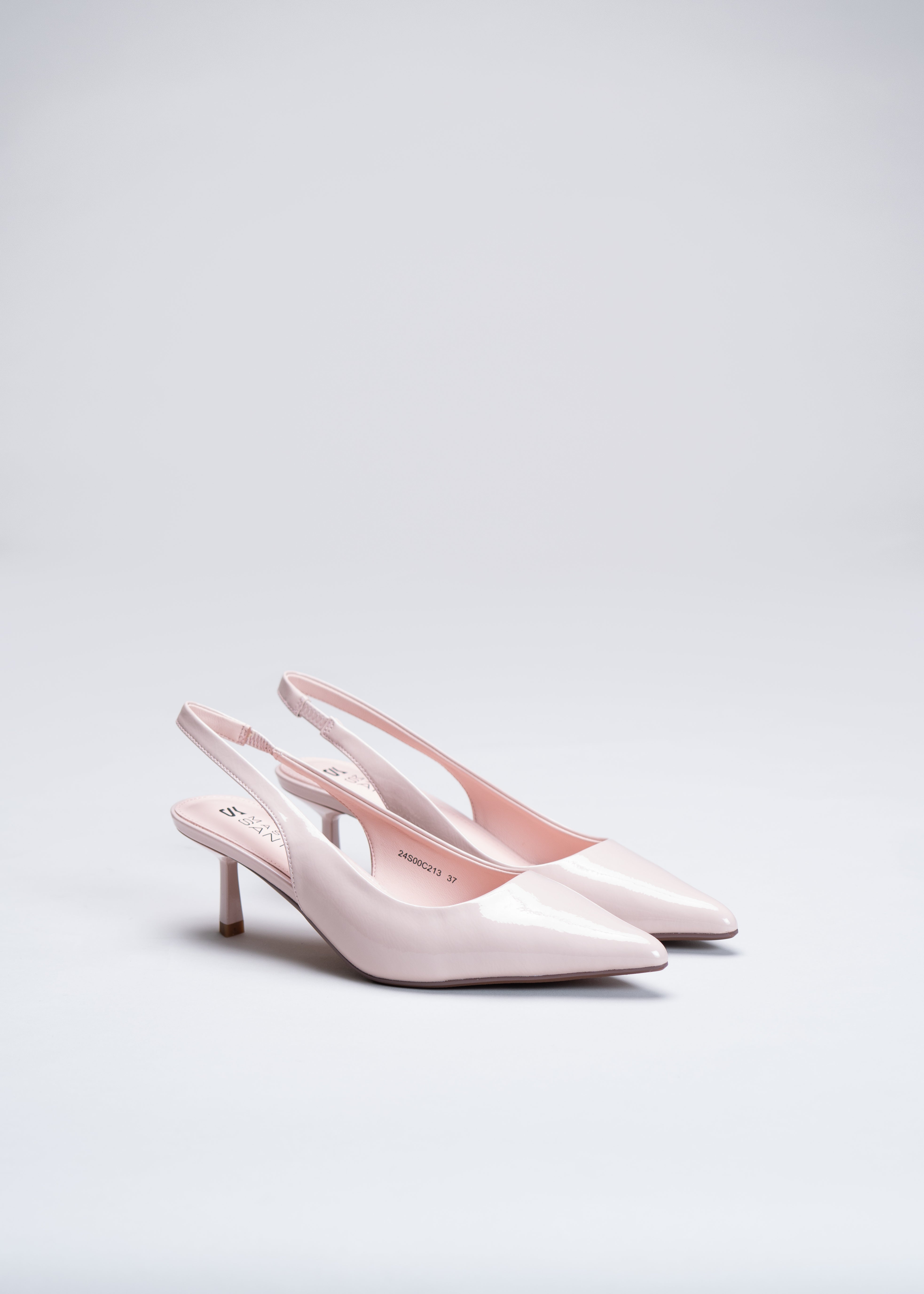 PAULA - ANTIQUE ROSE PATENT LEATHER SLINGBACK