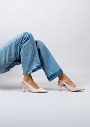 PAULA - ANTIQUE ROSE PATENT LEATHER SLINGBACK