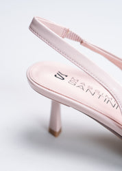 PAULA - ANTIQUE ROSE PATENT LEATHER SLINGBACK