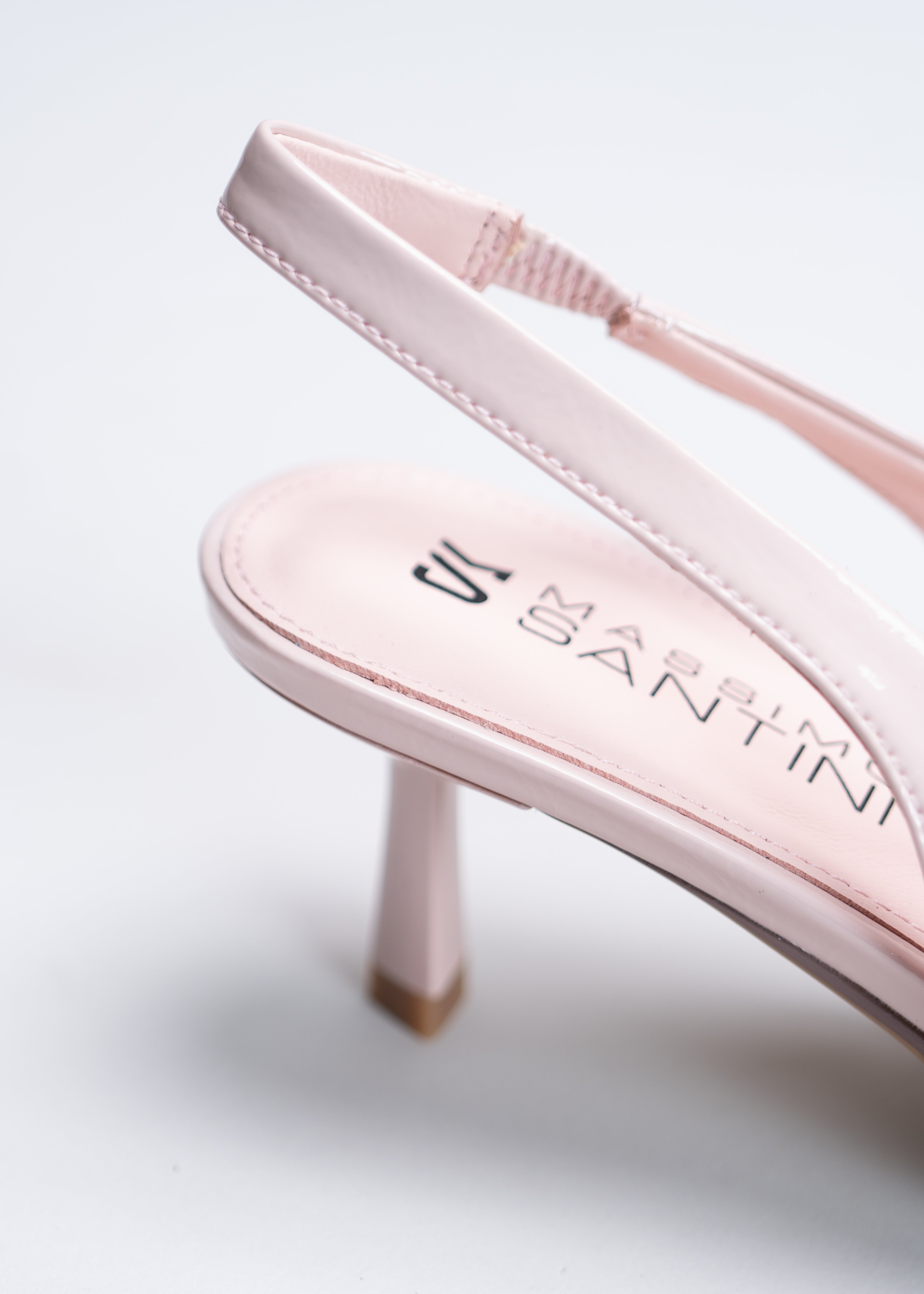 PAULA - ANTIQUE ROSE PATENT LEATHER SLINGBACK