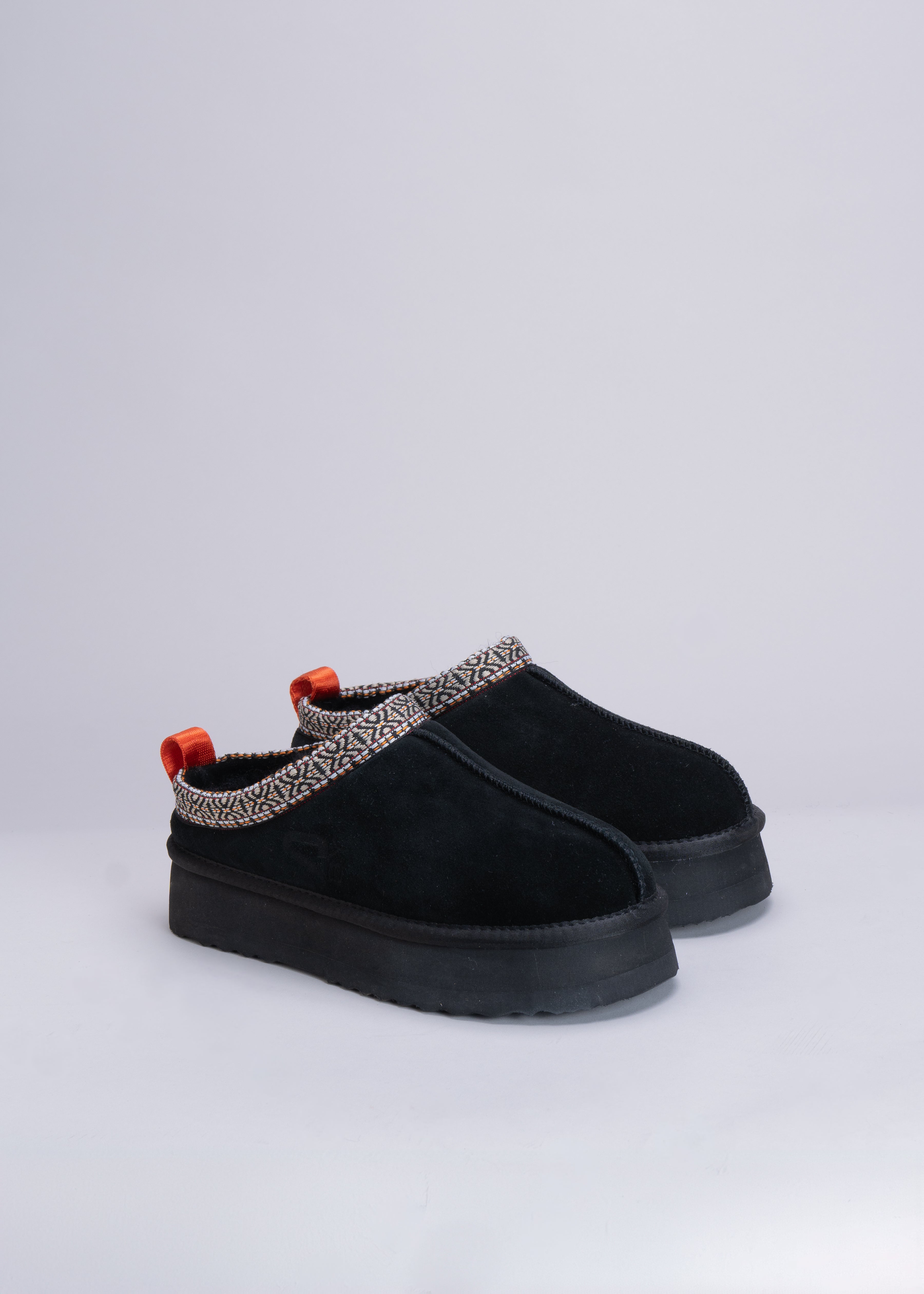 PRISCA - BLACK SUEDE MULE