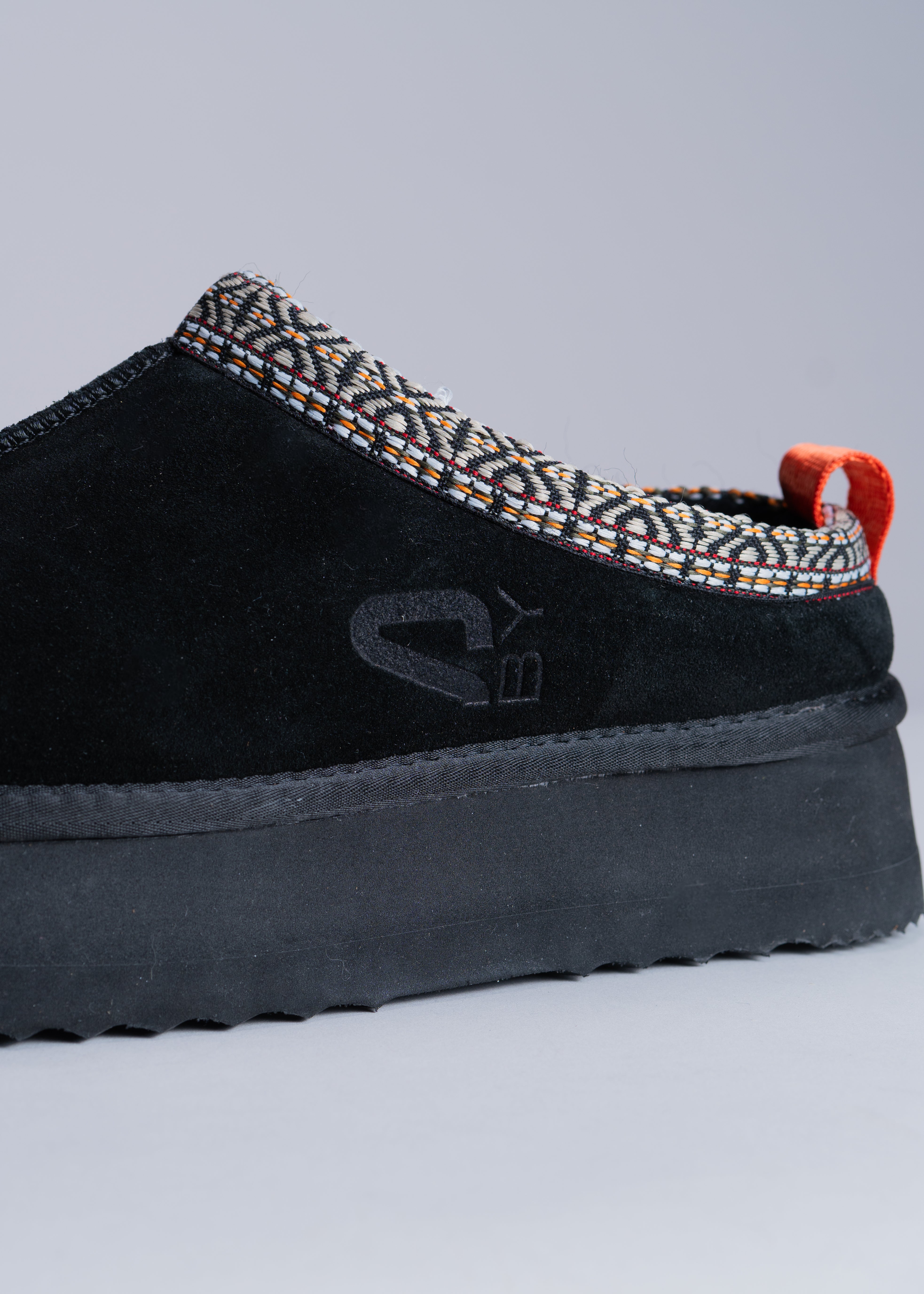 PRISCA - BLACK SUEDE MULE