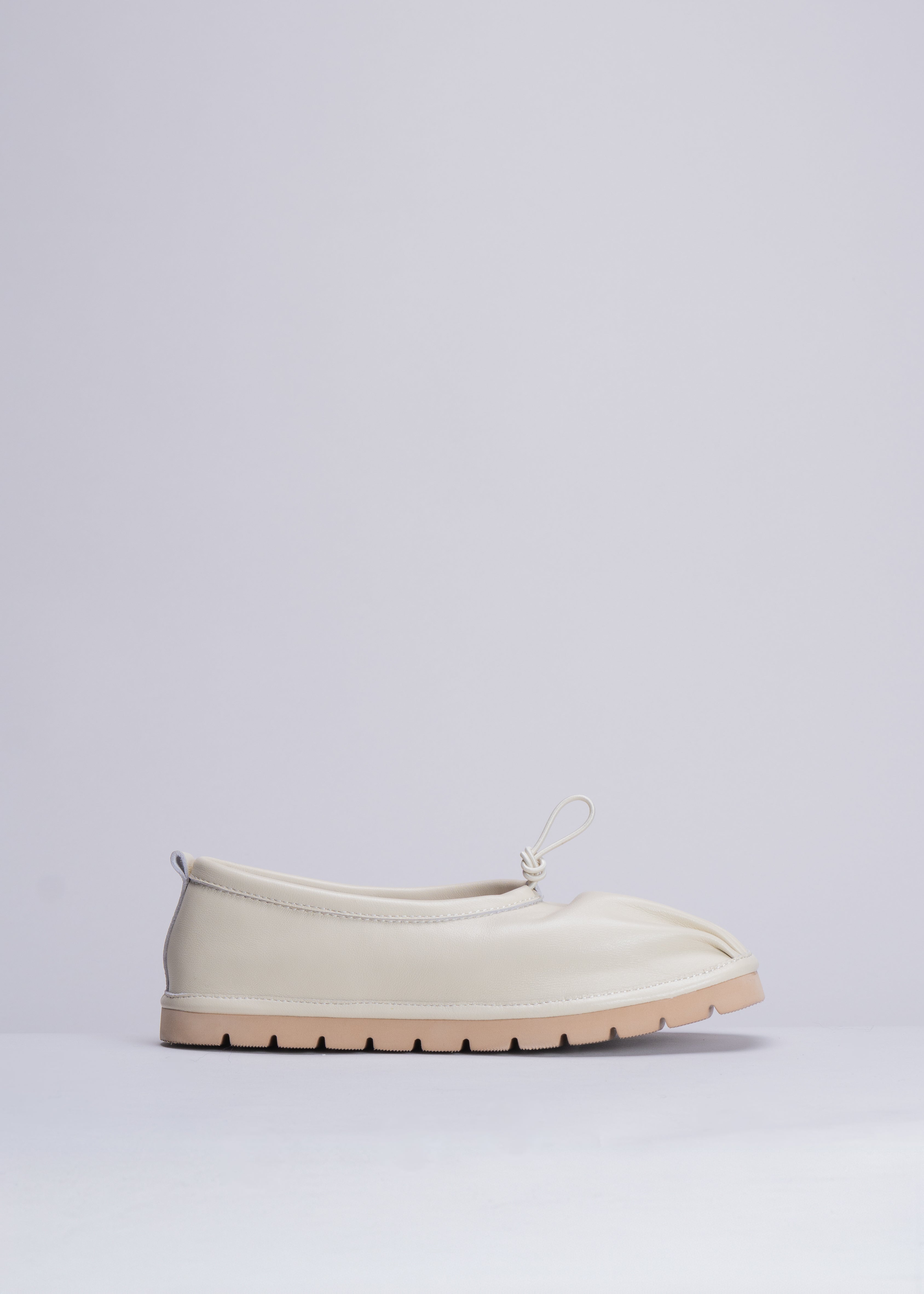 PAGET - BUTTER NAPPA LEATHER BALLERINA