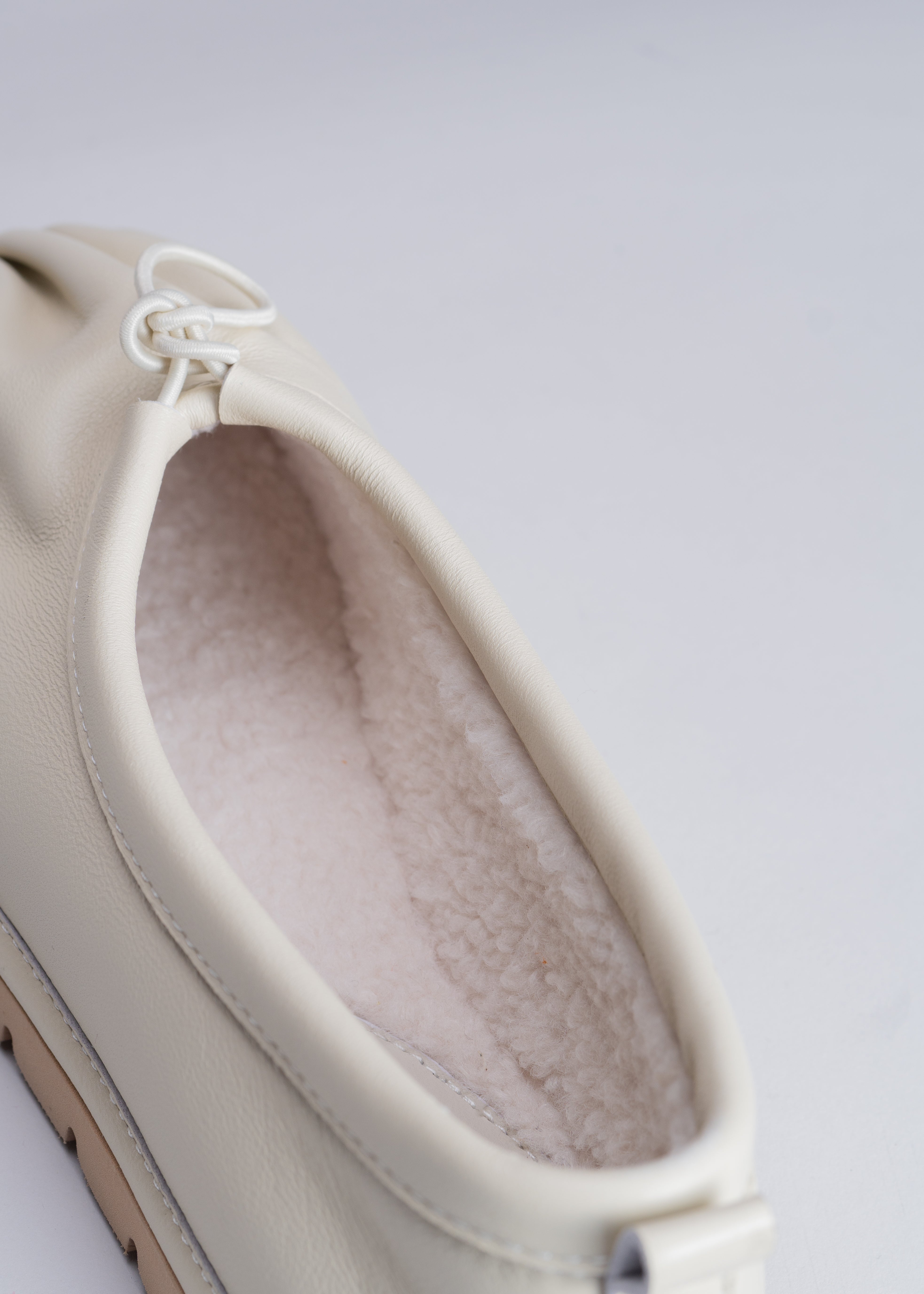 PAGET - BUTTER NAPPA LEATHER BALLERINA