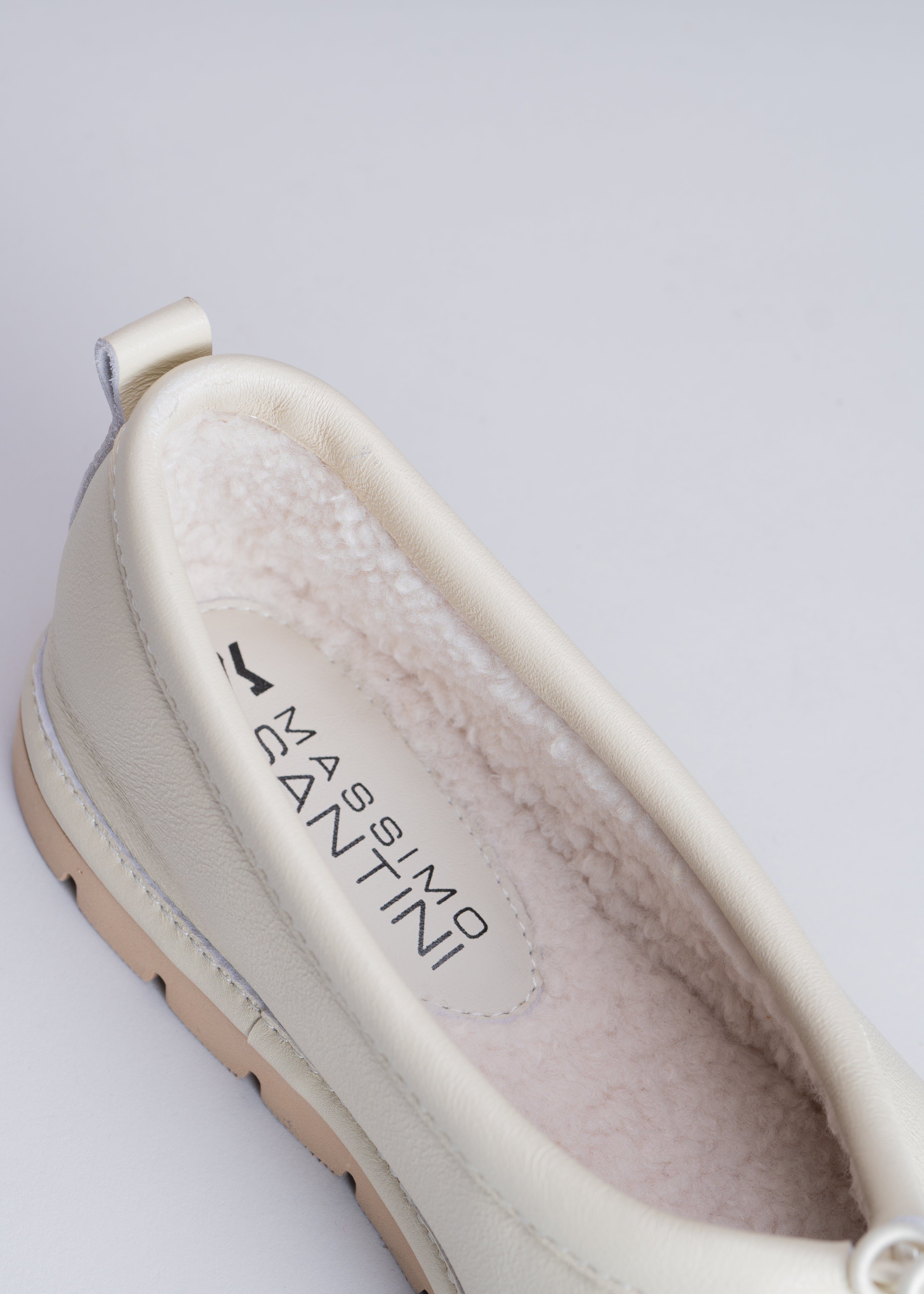 PAGET - BUTTER NAPPA LEATHER BALLERINA