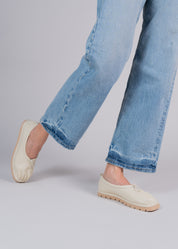 PAGET - BUTTER NAPPA LEATHER BALLERINA