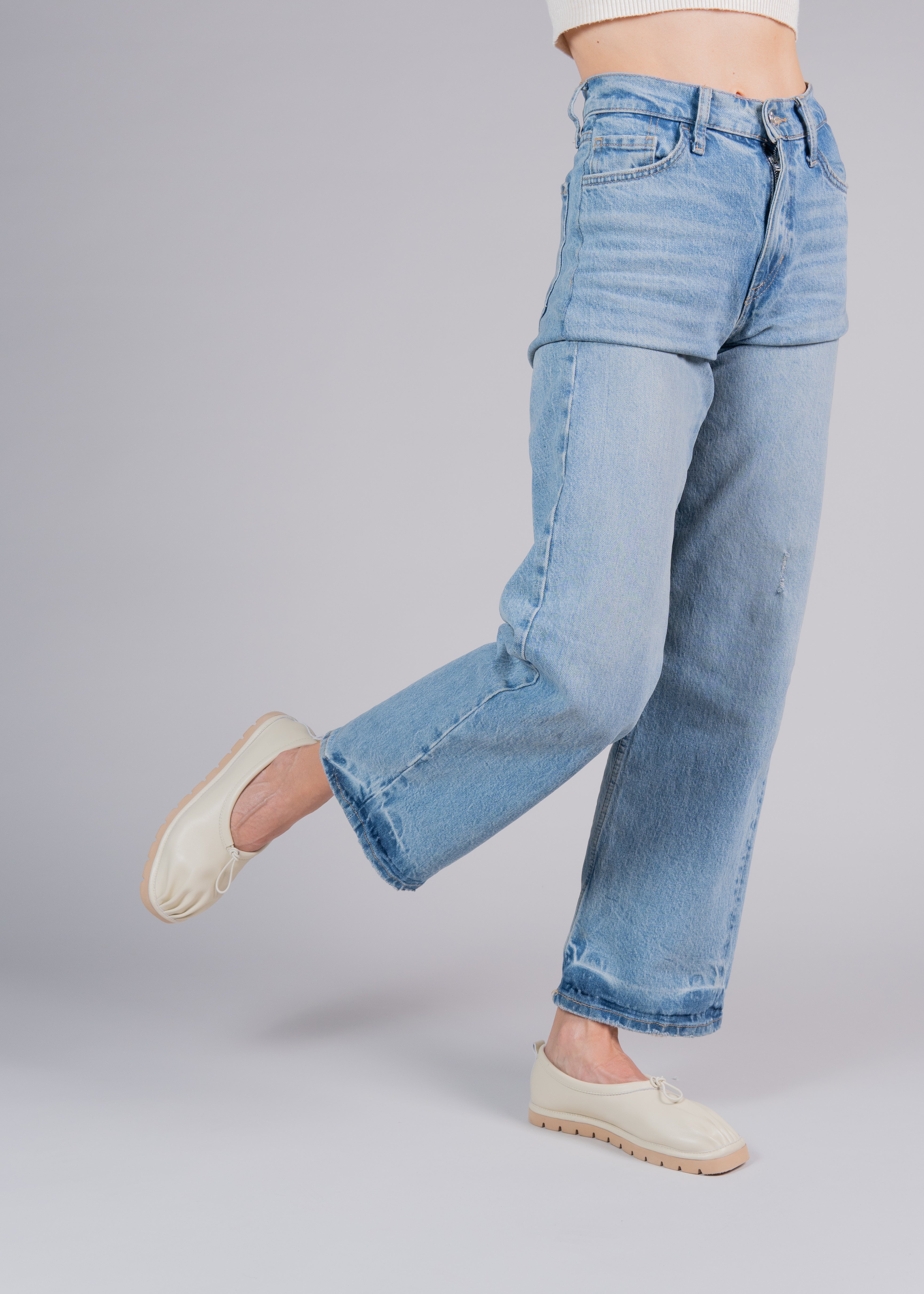 PAGET - BUTTER NAPPA LEATHER BALLERINA