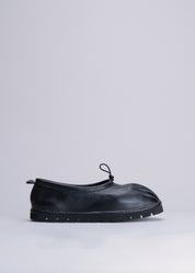 PAGET - BLACK NAPPA LEATHER BALLERINA