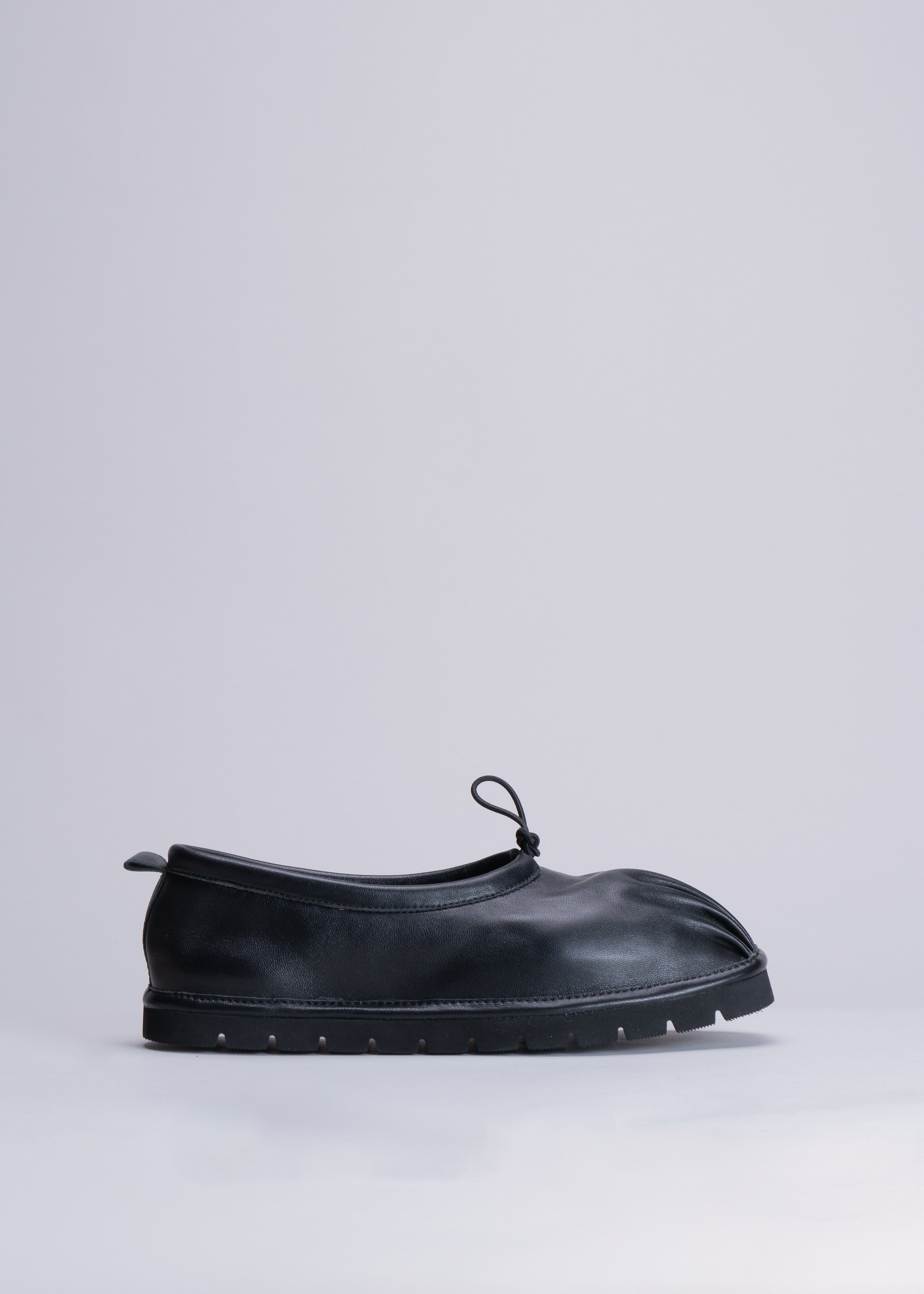 PAGET - BLACK NAPPA LEATHER BALLERINA