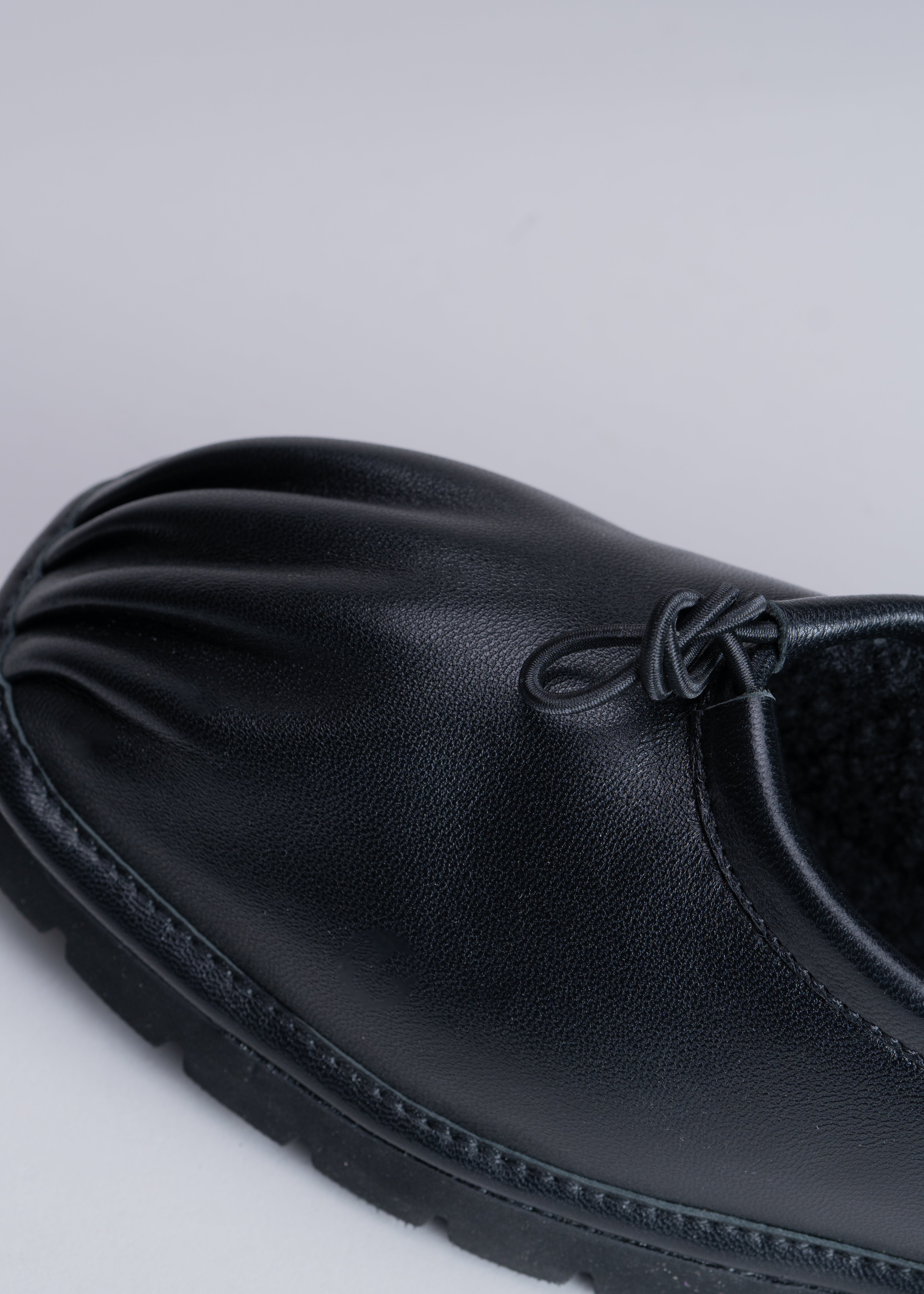 PAGET - BLACK NAPPA LEATHER BALLERINA