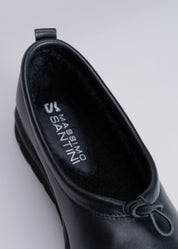 PAGET - BLACK NAPPA LEATHER BALLERINA