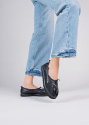 PAGET - BLACK NAPPA LEATHER BALLERINA