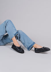 PAGET - BLACK NAPPA LEATHER BALLERINA