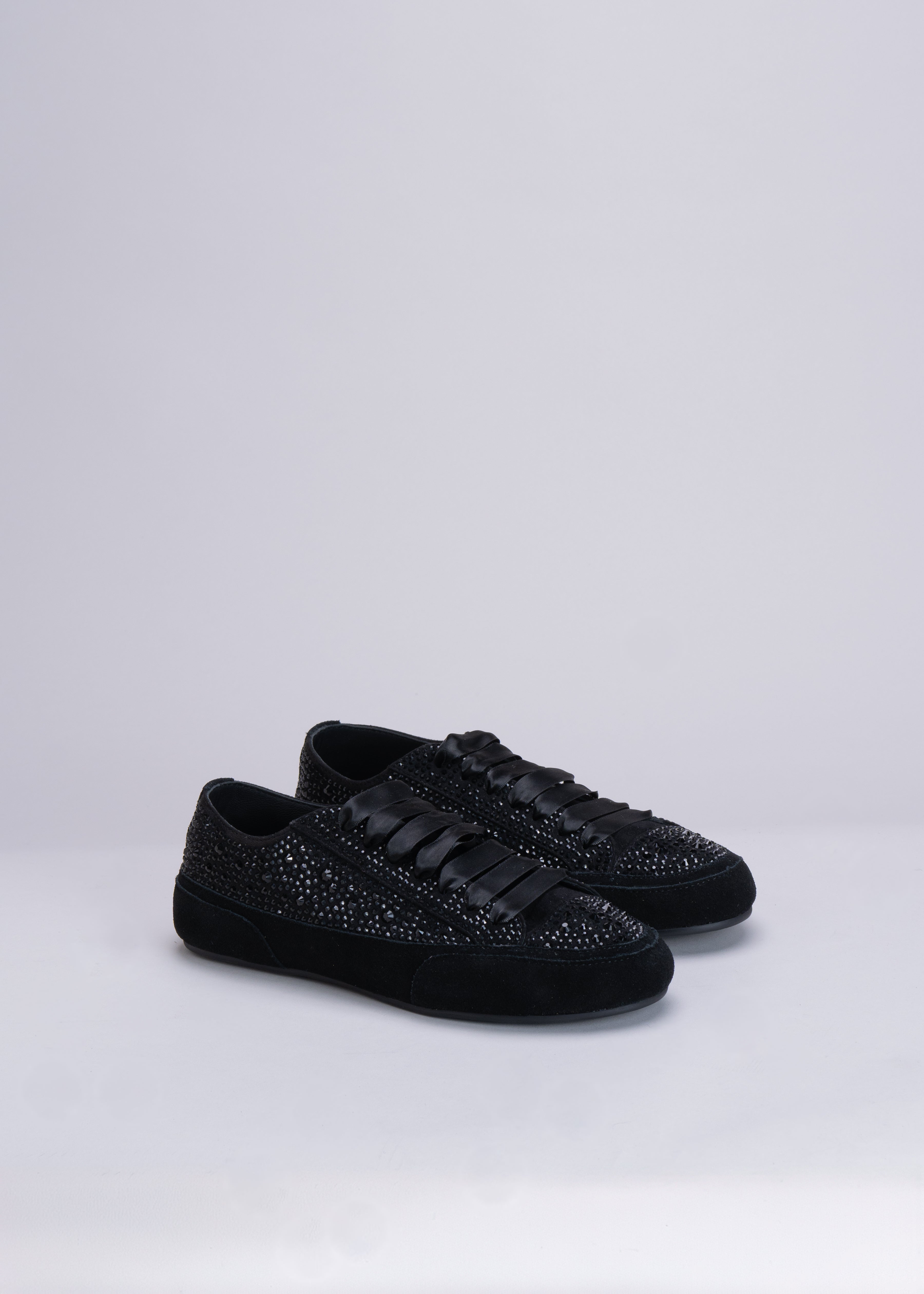 NAXSOS - BLACK SNEAKER WITH CRYSTALS