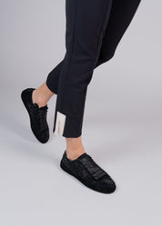 NAXSOS - BLACK SNEAKER WITH CRYSTALS