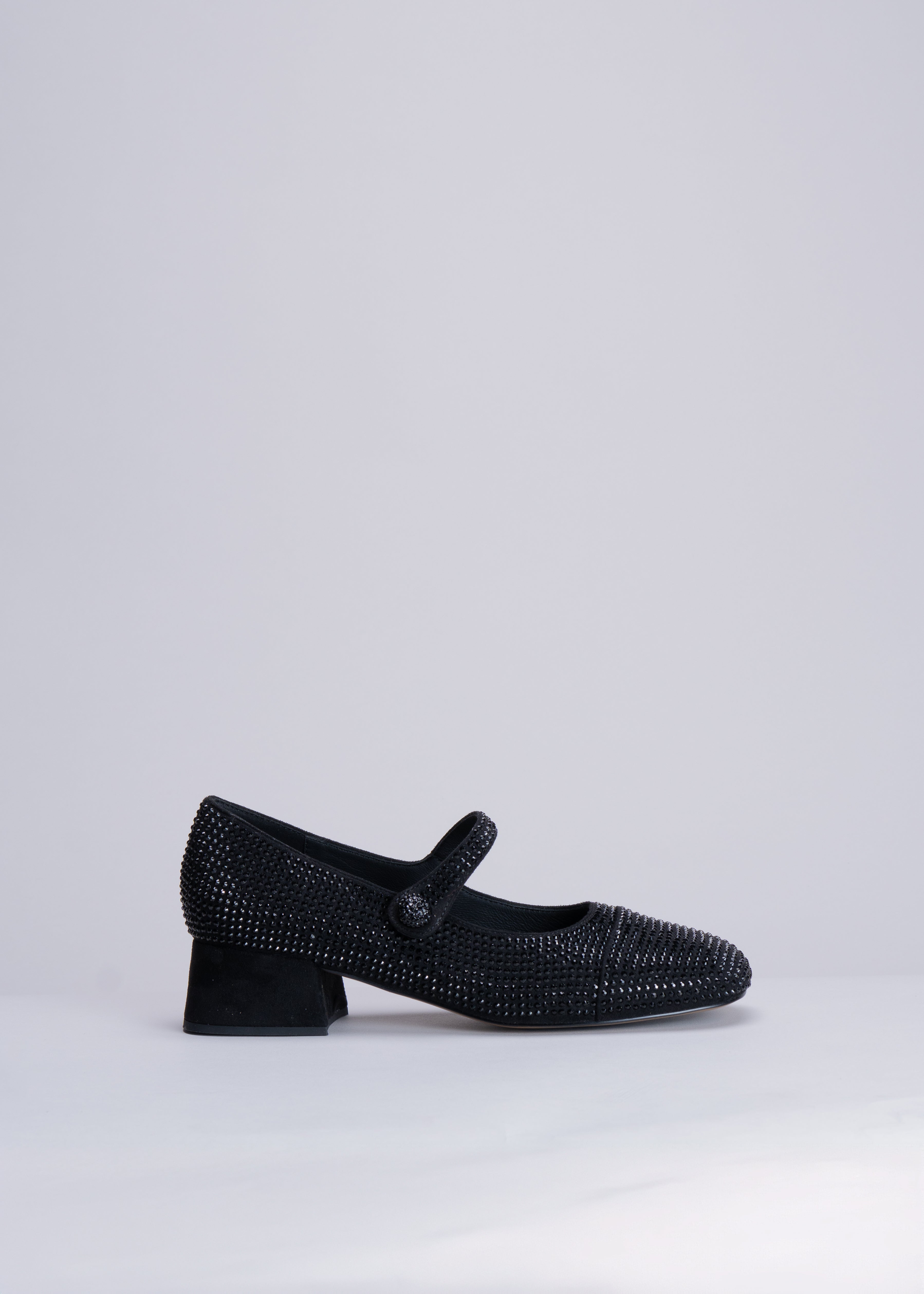 MERCY - BLACK PUMP WITH CRYSTALS