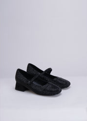 MERCY - BLACK PUMP WITH CRYSTALS