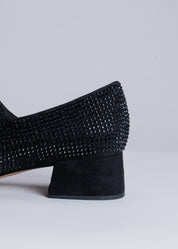 MERCY - BLACK PUMP WITH CRYSTALS