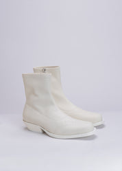PAMELA - BUTTER RUBBERIZED NEOPRENE STRETCH ANKLE BOOT