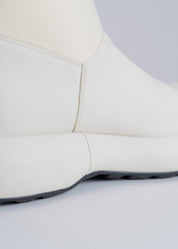 PHILIPPA - BUTTER RUBBERIZED NEOPRENE STRETCH ANKLE BOOT