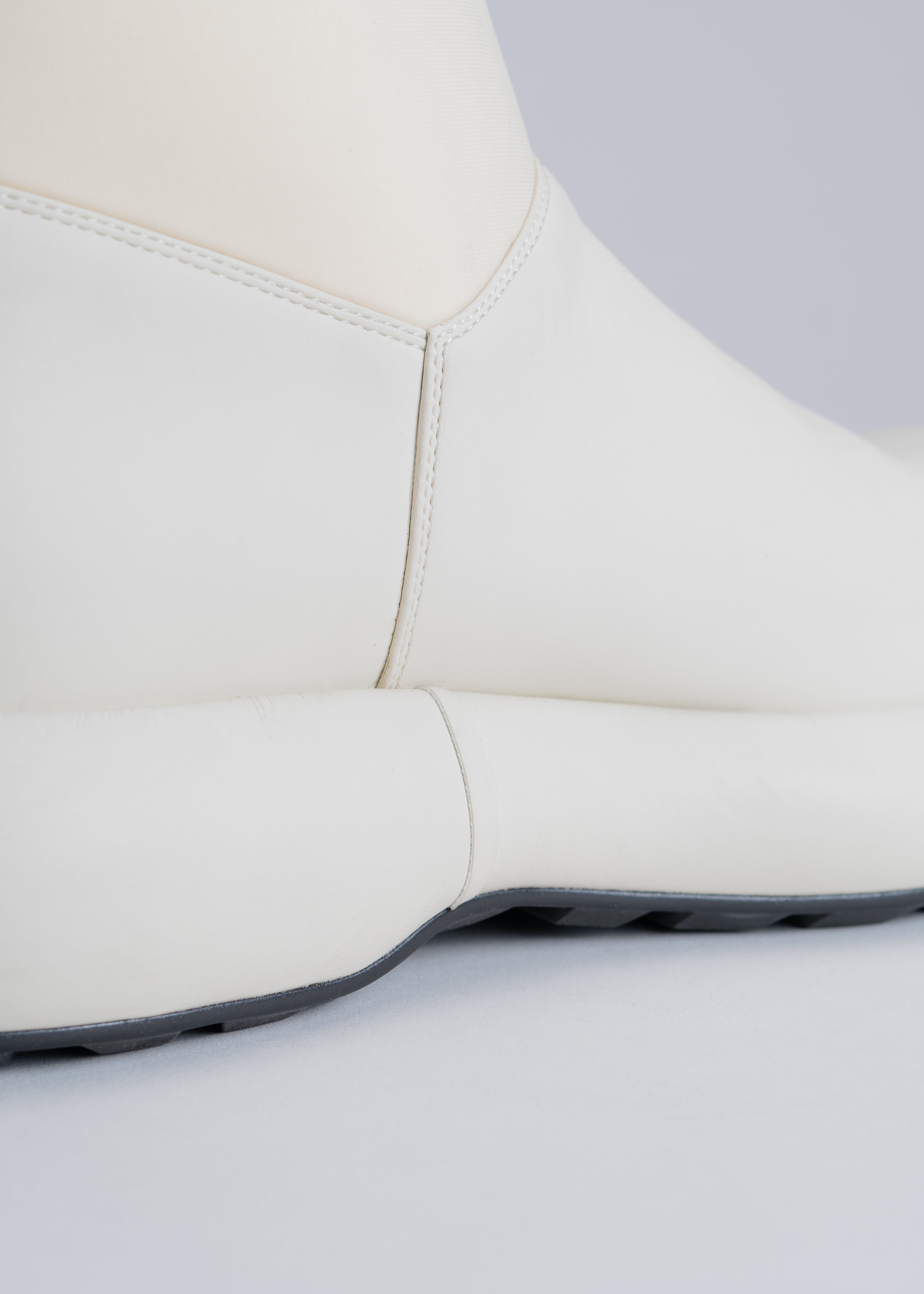 PHILIPPA - BUTTER RUBBERIZED NEOPRENE STRETCH ANKLE BOOT