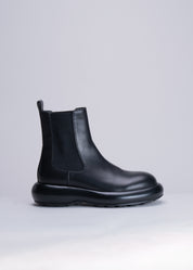PIPER - BLACK CALF LEATHER ANKLE BOOT