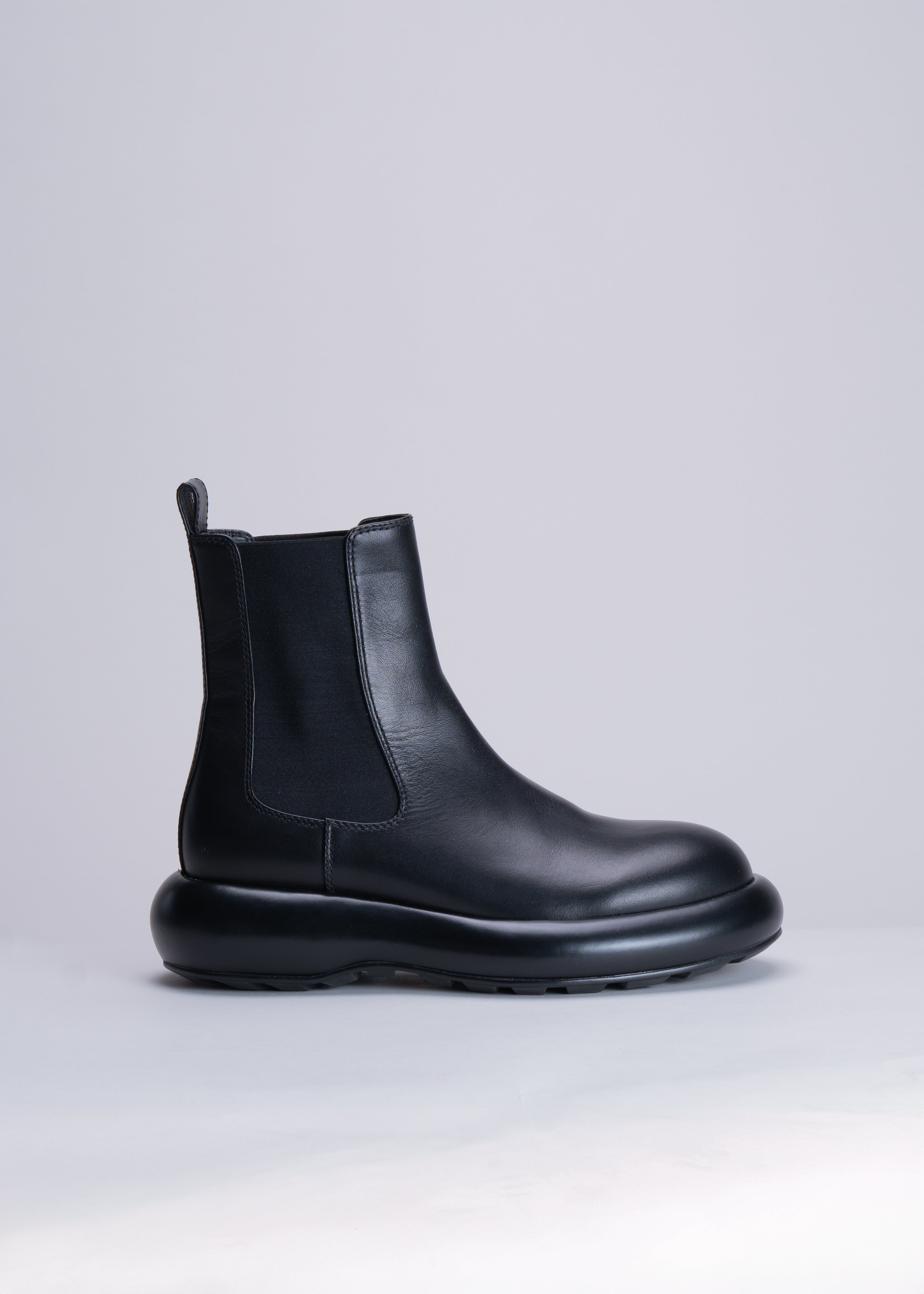 PIPER - BLACK CALF LEATHER ANKLE BOOT