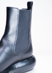 PIPER - BLACK CALF LEATHER ANKLE BOOT
