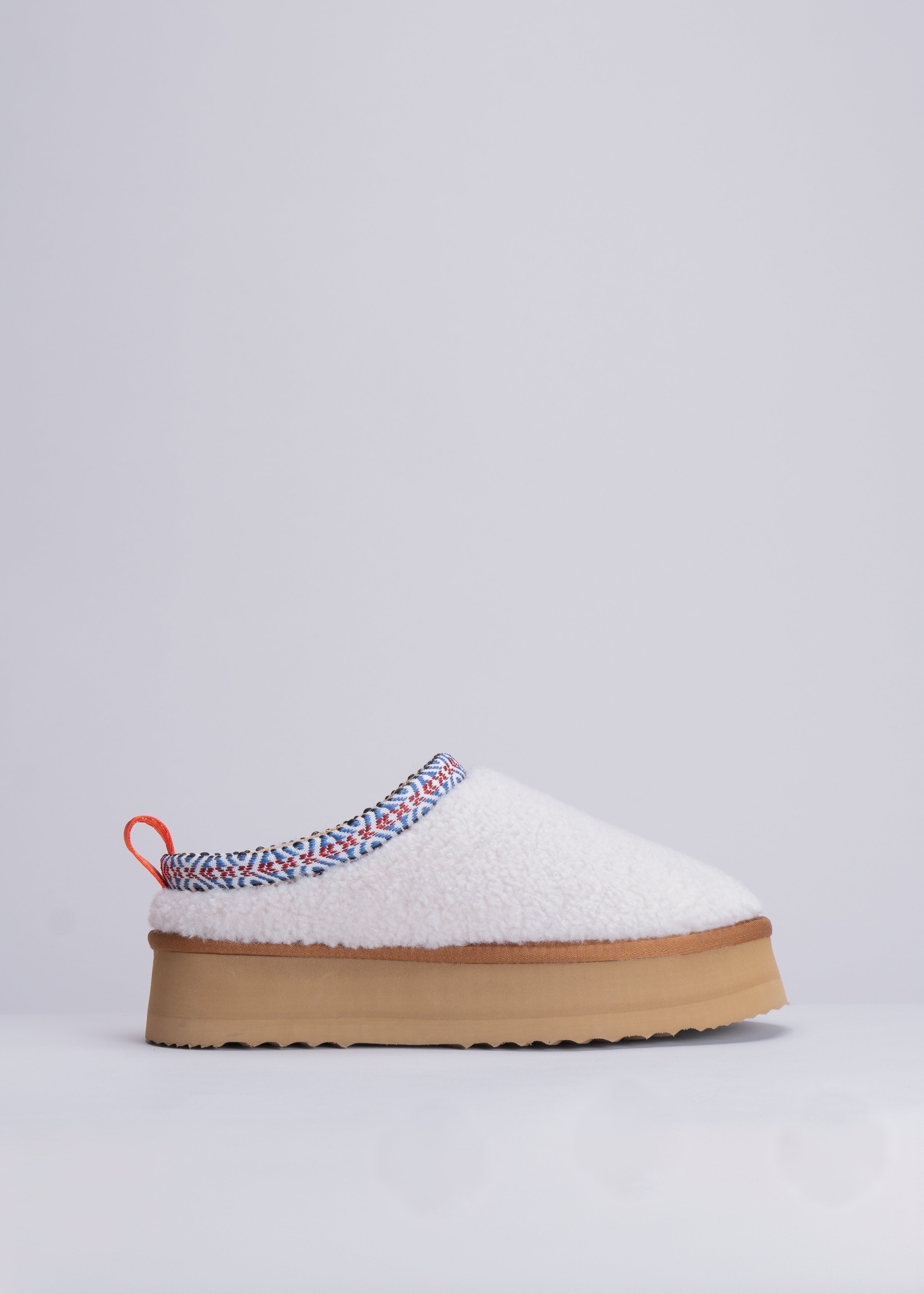PEACE - IVORY SHEARLING MULE