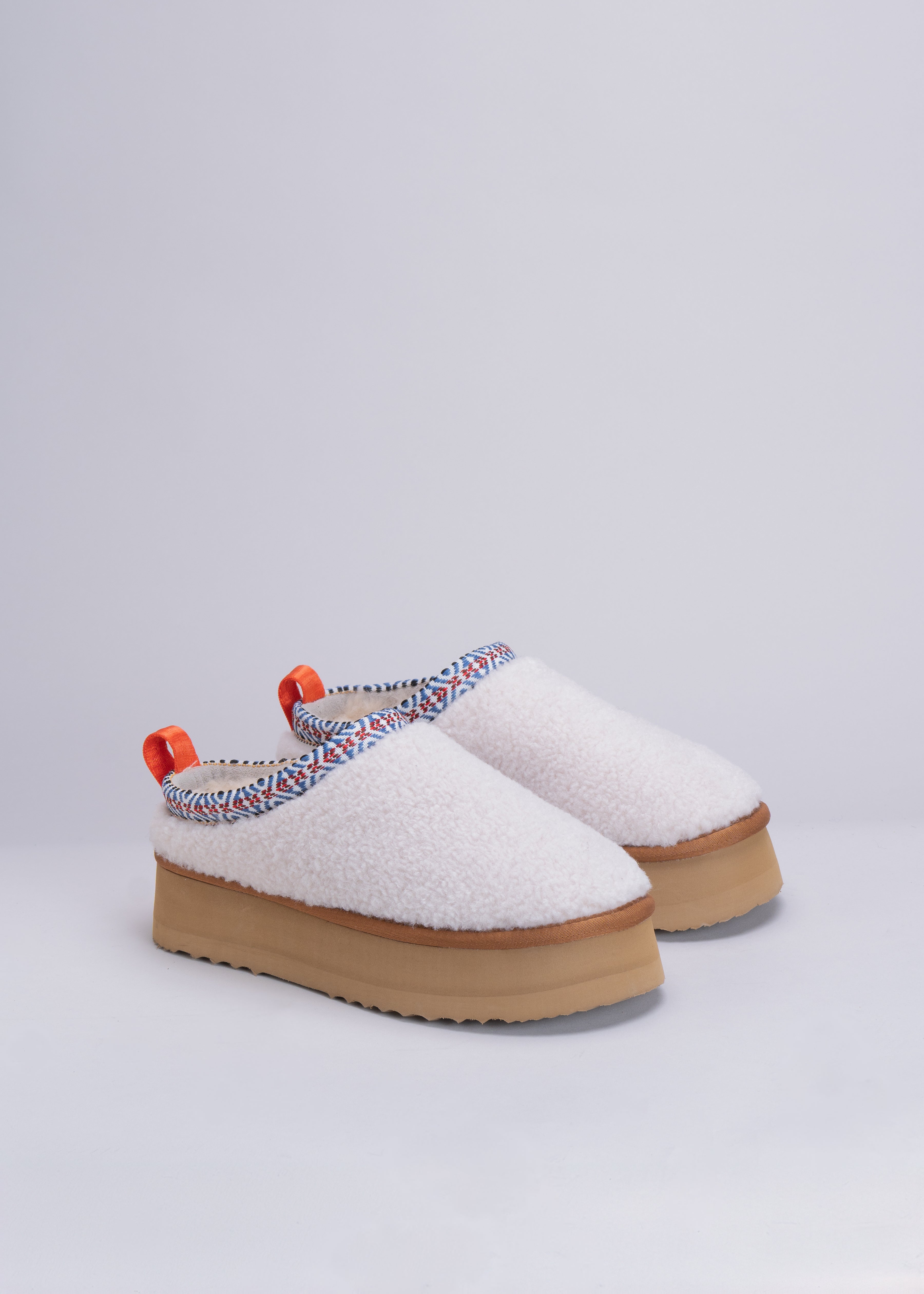 PEACE - IVORY SHEARLING MULE
