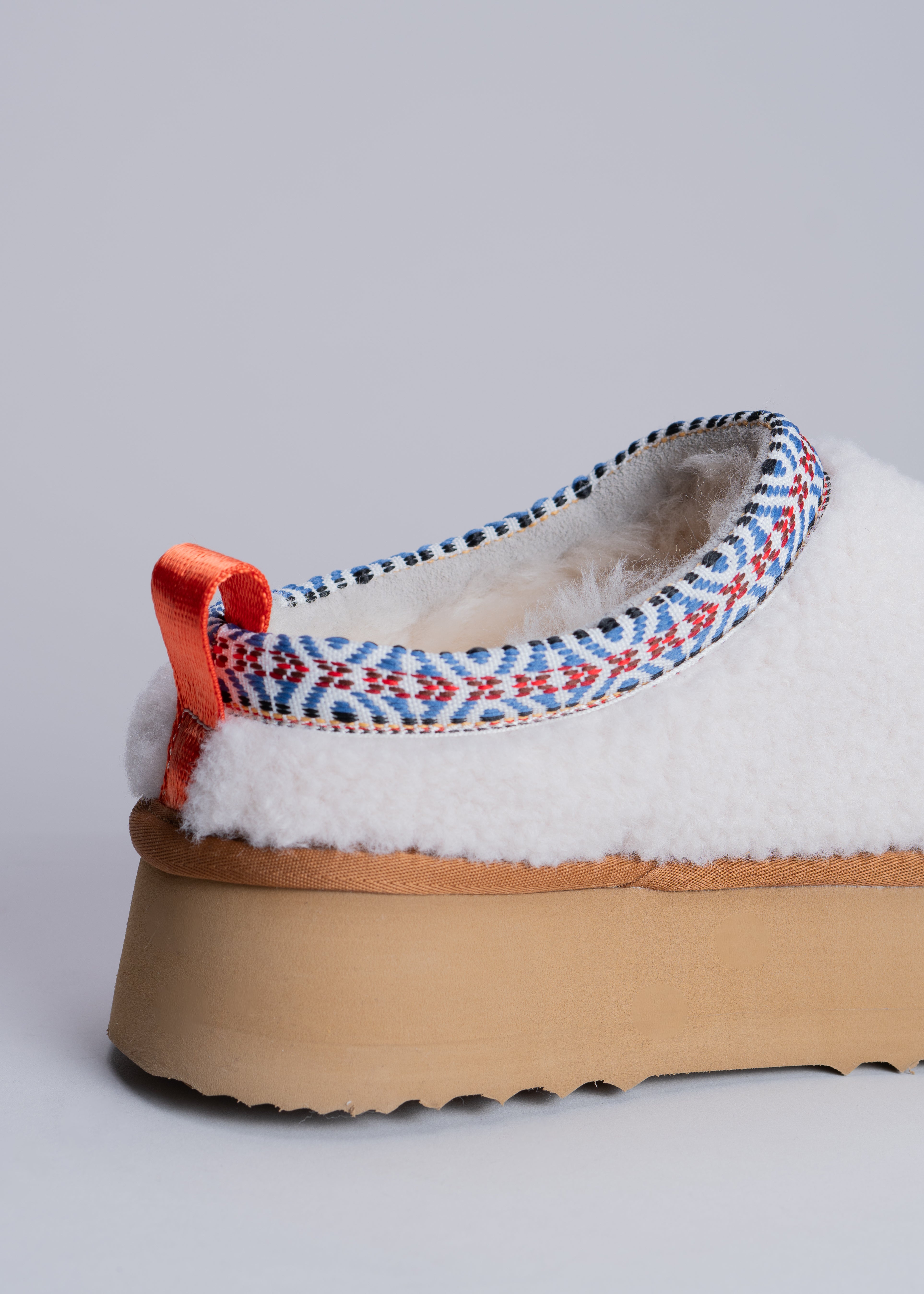 PEACE - IVORY SHEARLING MULE