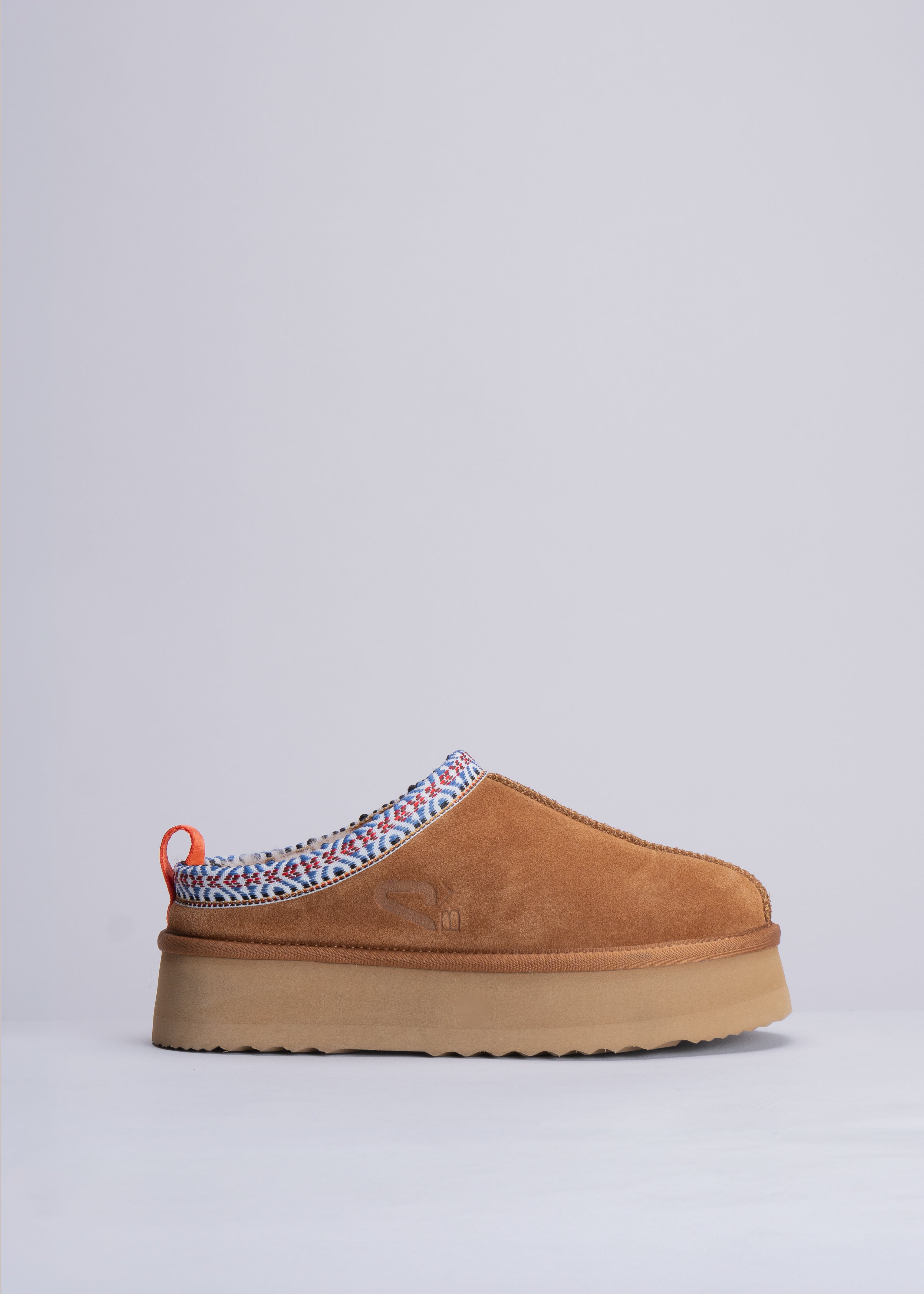 PRISCA - CAMEL SUEDE MULE