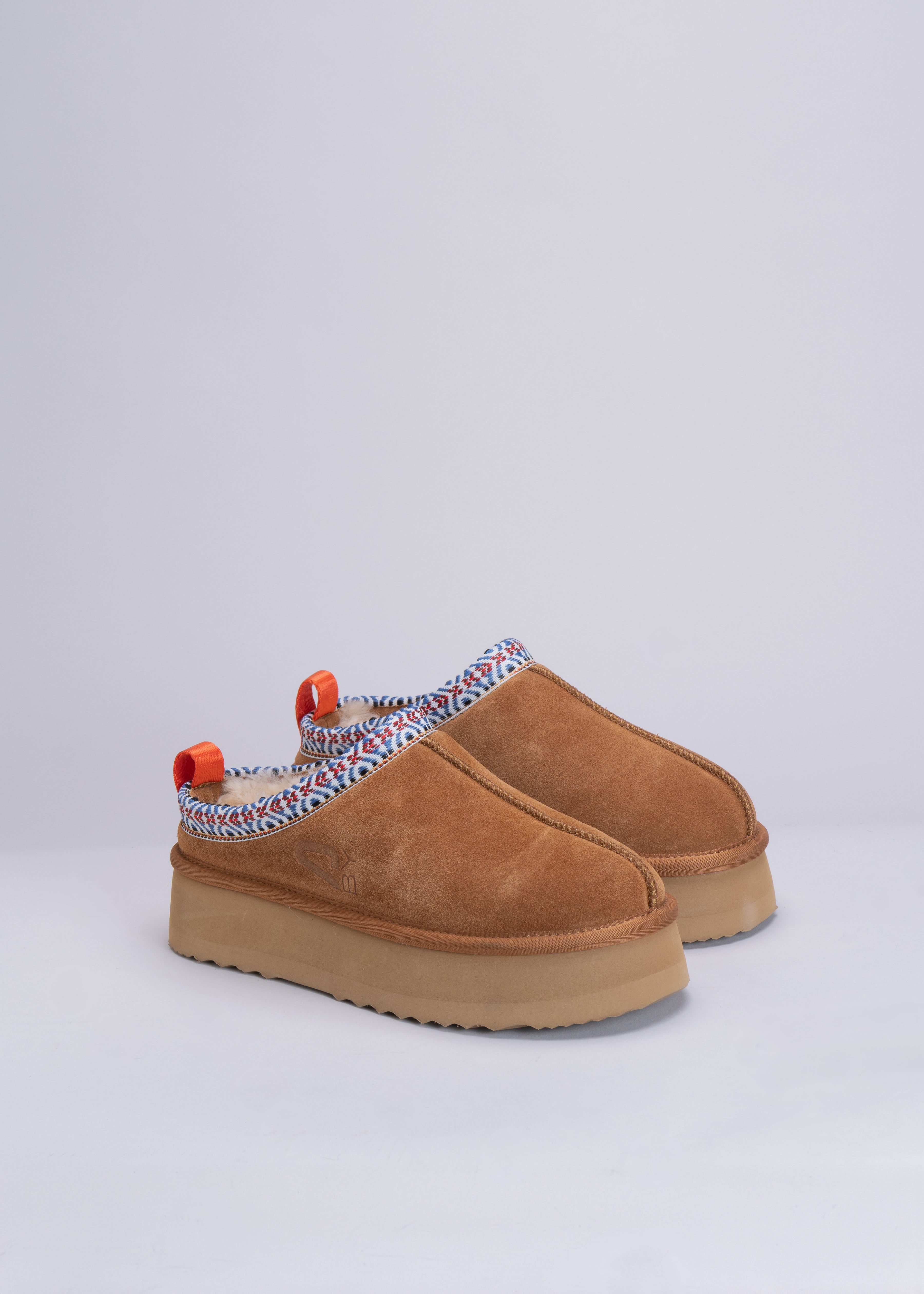 PRISCA - CAMEL SUEDE MULE