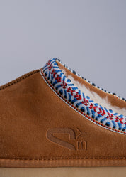 PRISCA - CAMEL SUEDE MULE
