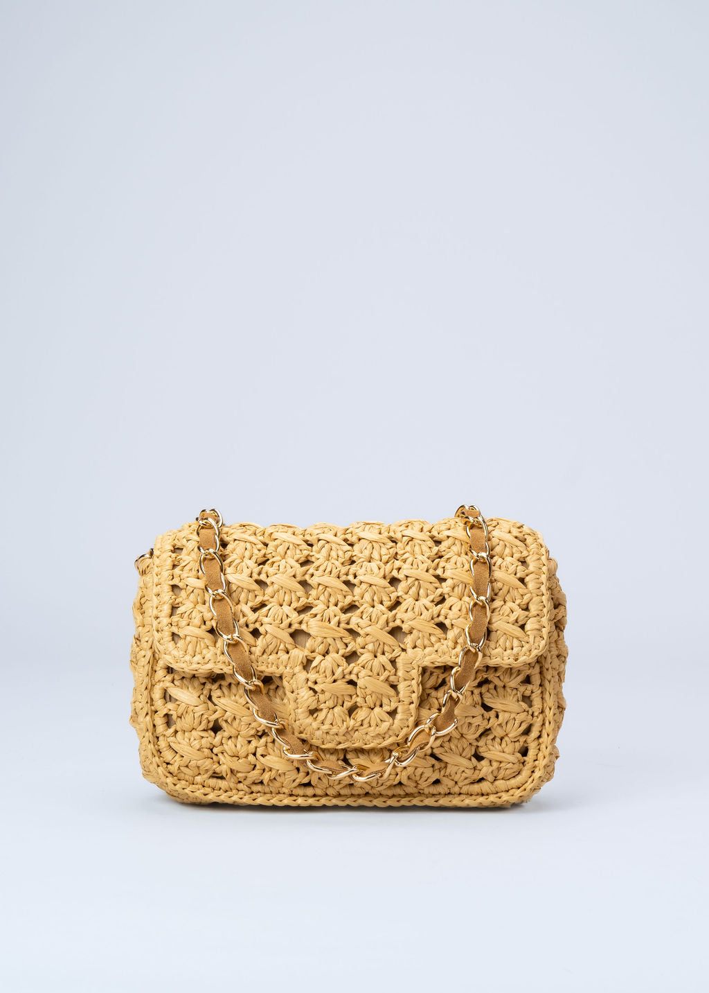 ROMIA - NATURAL RAFFIA BAG