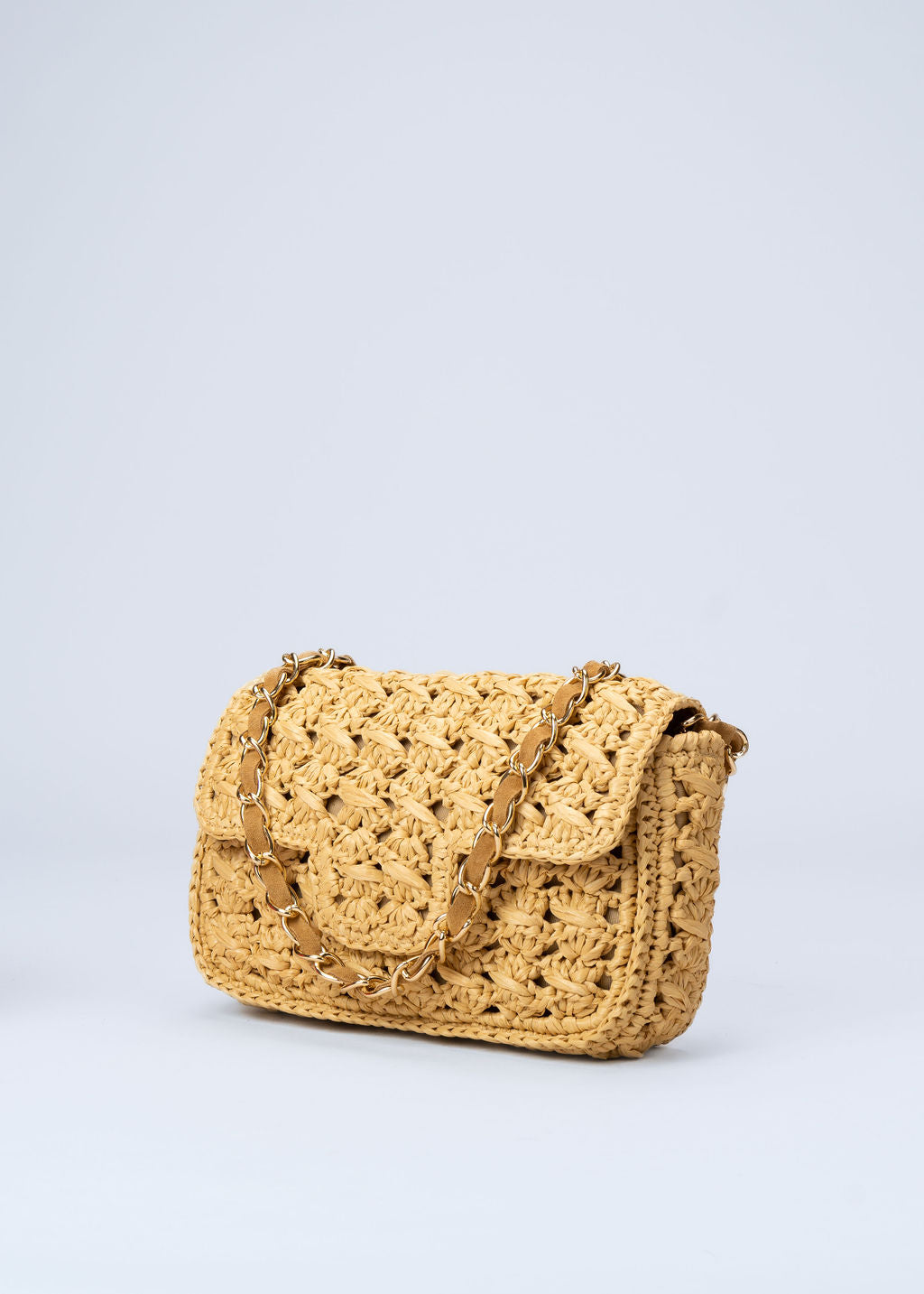 ROMIA - NATURAL RAFFIA BAG