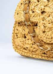ROMIA - NATURAL RAFFIA BAG