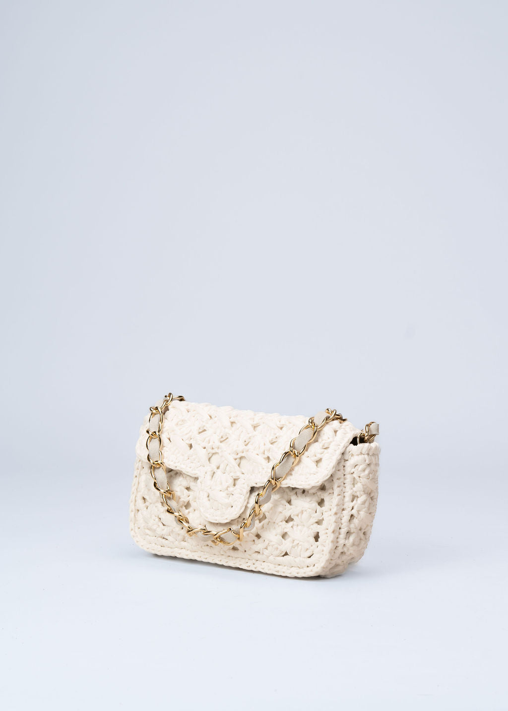 REGAN - WHITE RAFFIA MINI BAG