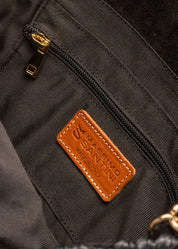 ROMIA - BLACK RAFFIA BAG