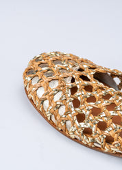 RAQUEL - GOLD AND TAN  BALLET FLAT