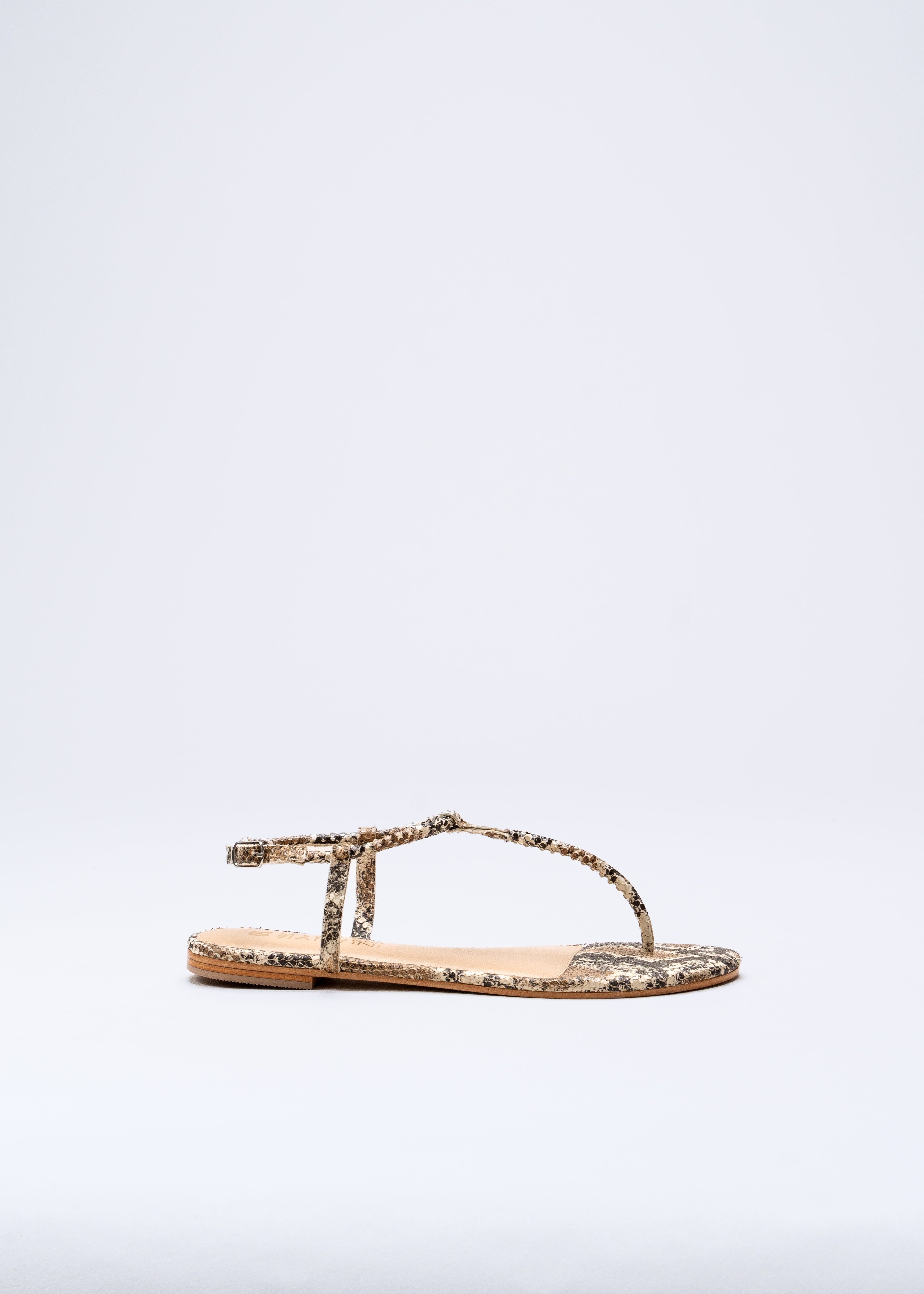 ROCIO - PRINTED PHYTON SANDALS