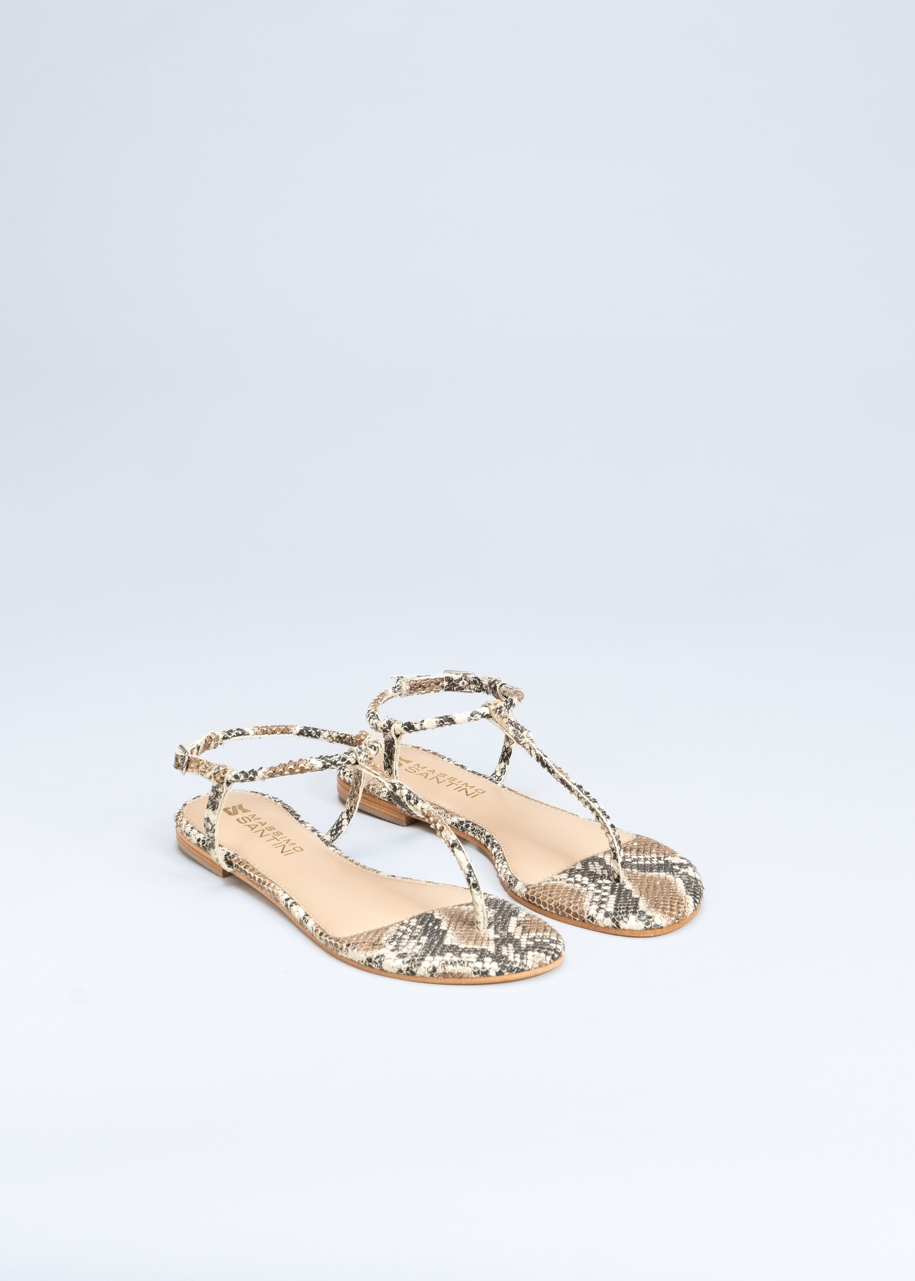 ROCIO - PRINTED PHYTON SANDALS