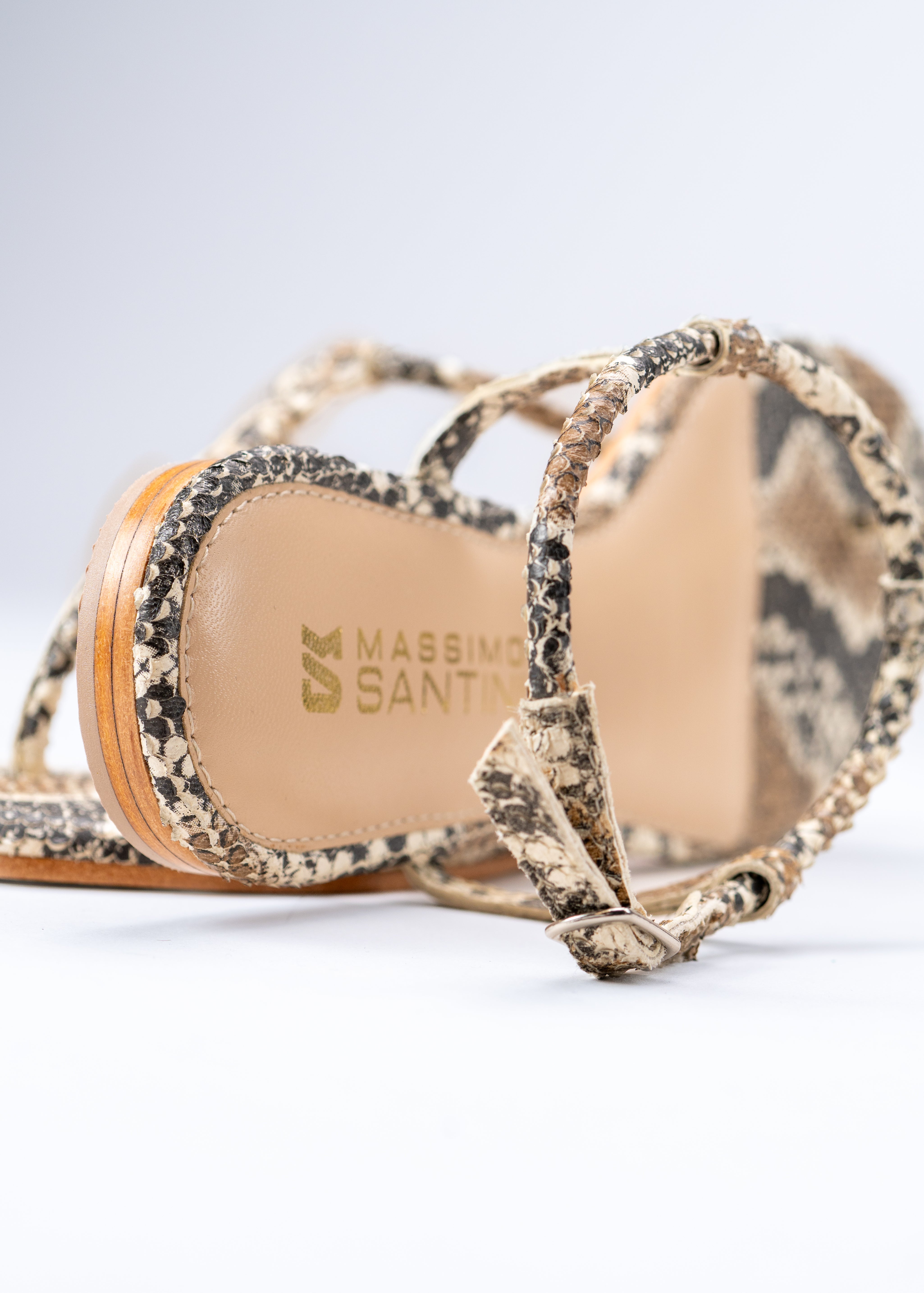 ROCIO - PRINTED PHYTON SANDALS
