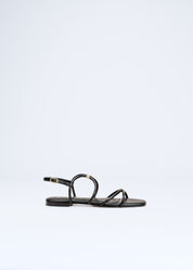 RITA - BLACK GLADIATOR SANDALS