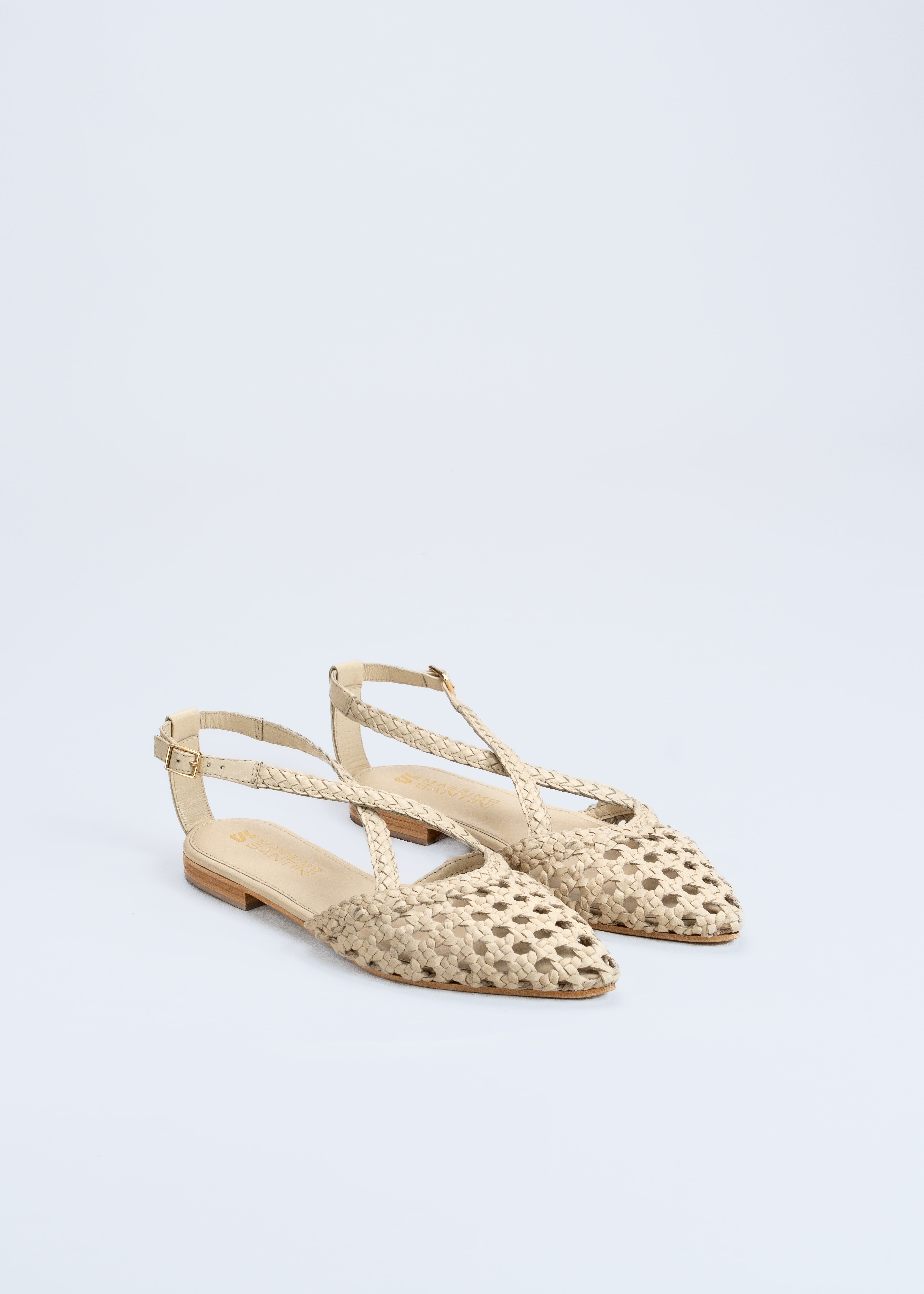 RAMY -  BUTTER LEATHER SANDALS