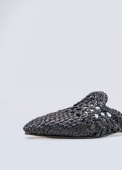 ROXY -  BLACK LEATHER CLOG